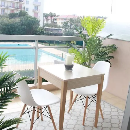 Les Palmiers - Avec Piscine Proche Plages - Wifi Et Clim * Antibes
